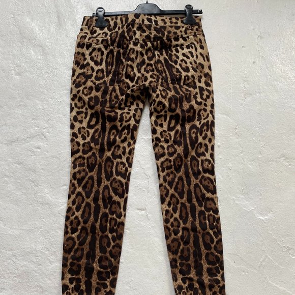 New - Dolce & Gabbana Leopard Pants - Picture 2 of 3